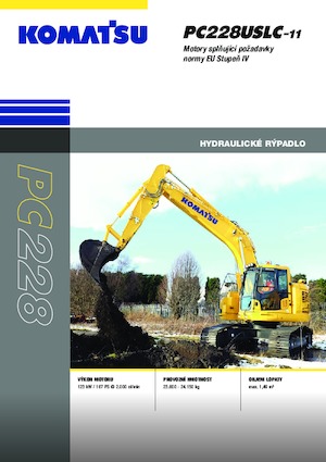 Rupsgraafmachines Komatsu PC228USLC-11E0