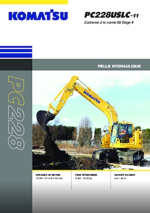 Rupsgraafmachines Komatsu PC228USLC-11E0