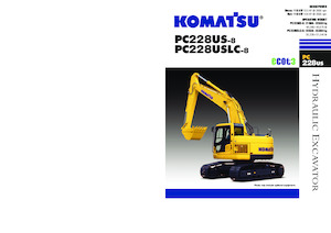 Rupsgraafmachines Komatsu PC228USLC-8