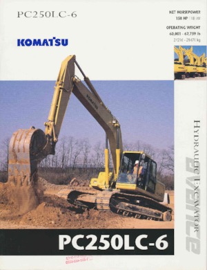 Rupsgraafmachines Komatsu PC250LC-6