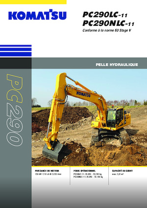Rupsgraafmachines Komatsu PC290NLC-11E0