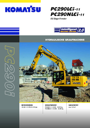 Rupsgraafmachines Komatsu PC290NLCi-11E0