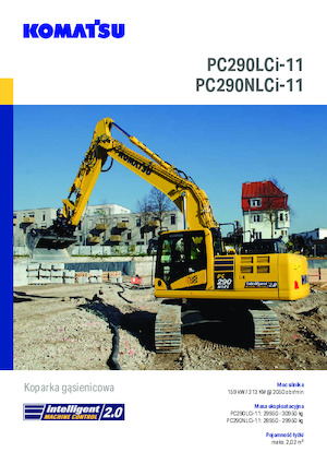 Rupsgraafmachines Komatsu PC290NLCi-11E0