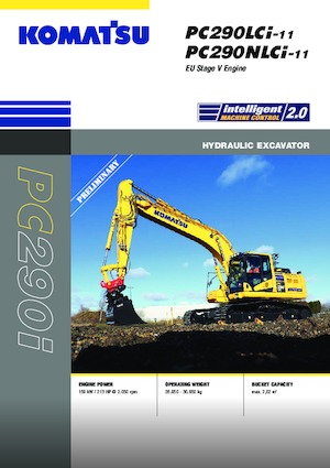 Rupsgraafmachines Komatsu PC290NLCi-11E0