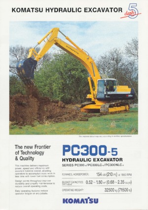 Rupsgraafmachines Komatsu PC300-5