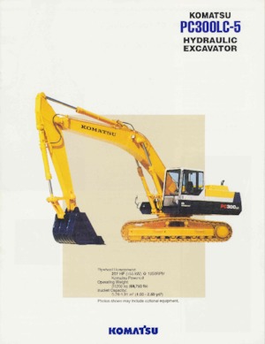 Rupsgraafmachines Komatsu PC300LC-5