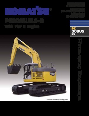 Rupsgraafmachines Komatsu PC308US-LC-3