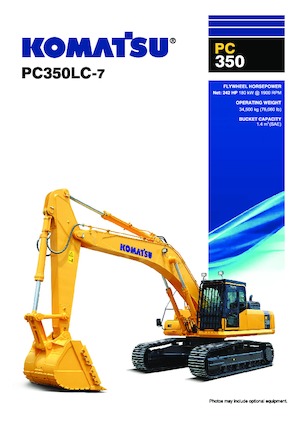 Rupsgraafmachines Komatsu PC350LC-7