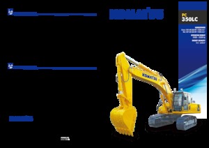 Rupsgraafmachines Komatsu PC350LC-8MO