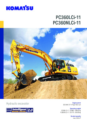 Rupsgraafmachines Komatsu PC360LCi-11