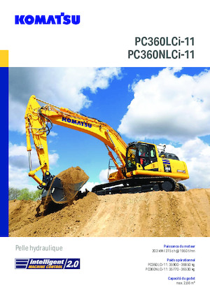 Rupsgraafmachines Komatsu PC360LCi-11 