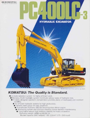Rupsgraafmachines Komatsu PC400LC-3