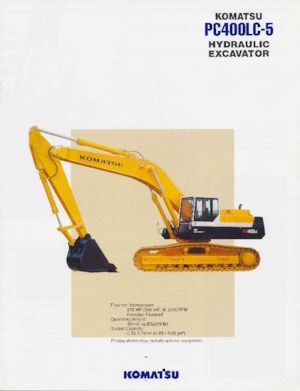Rupsgraafmachines Komatsu PC400LC-5