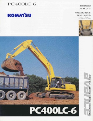 Rupsgraafmachines Komatsu PC400LC-6