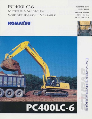 Rupsgraafmachines Komatsu PC400LC-6
