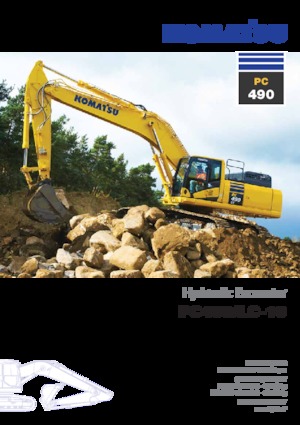 Rupsgraafmachines Komatsu PC490LCD-10