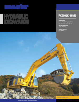 Rupsgraafmachines Komatsu PC500LC-10M0
