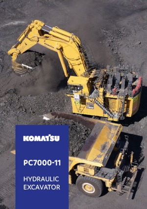 Rupsgraafmachines Komatsu PC7000-11 