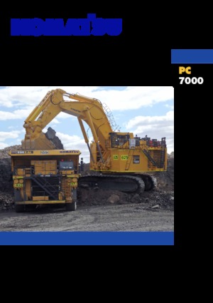 Rupsgraafmachines Komatsu PC7000-6 