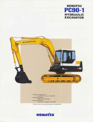 Rupsgraafmachines Komatsu PC90-1