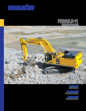Rupsgraafmachines Komatsu PC900LC-11