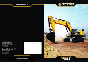 Rupsgraafmachines PowerPlus PP1300E-XI