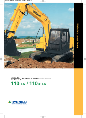 Rupsgraafmachines Hyundai R 110-7 A