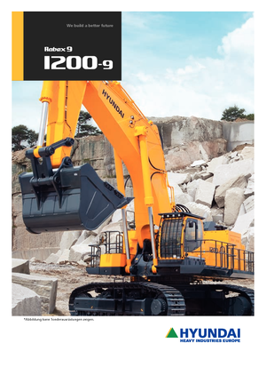 Rupsgraafmachines Hyundai R 1200 LC-9 A