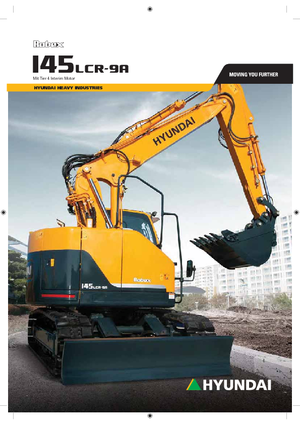 Rupsgraafmachines Hyundai R 145 LCR-9 A