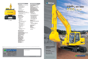 Rupsgraafmachines Hyundai R 160 LC 7