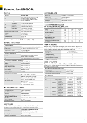 Rupsgraafmachines Hyundai R 180 LC-9 A