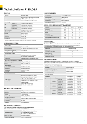 Rupsgraafmachines Hyundai R 180 LC-9 A