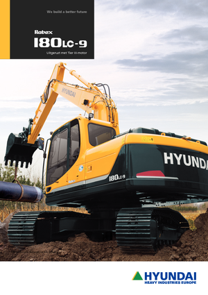 Rupsgraafmachines Hyundai R 180 LC 9