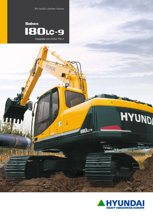 Rupsgraafmachines Hyundai R 180 LC 9