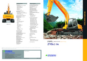 Rupsgraafmachines Hyundai R 210 LC 7A
