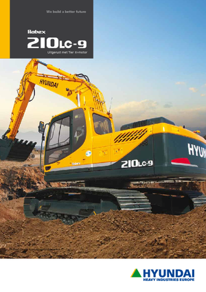 Rupsgraafmachines Hyundai R 210 LC 9