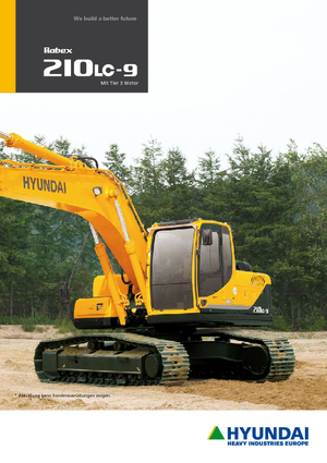 Rupsgraafmachines Hyundai R 210 LC 9