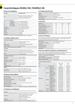 Rupsgraafmachines Hyundai R 220 LC-9 A