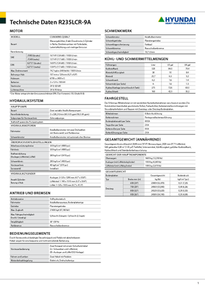 Rupsgraafmachines Hyundai R 235 LCR-9 A