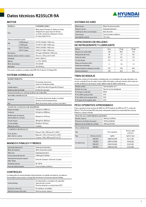 Rupsgraafmachines Hyundai R 235 LCR-9 A