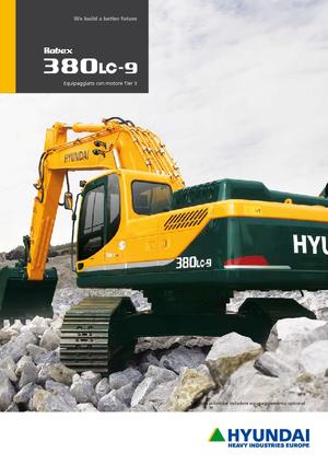 Rupsgraafmachines Hyundai R 380 LC 9