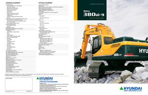Rupsgraafmachines Hyundai R 380 LC 9