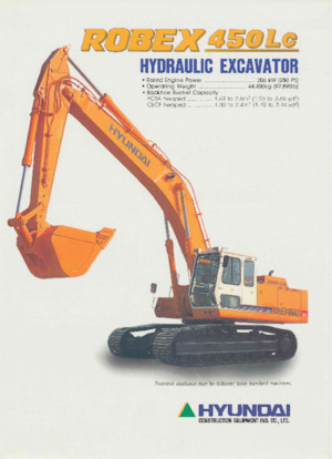 Rupsgraafmachines Hyundai R 450LC