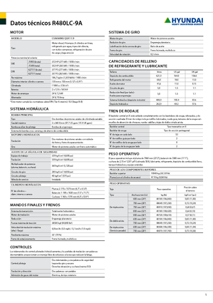 Rupsgraafmachines Hyundai R 480 LC-9 A