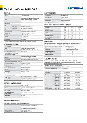 Rupsgraafmachines Hyundai R 480 LC-9 A