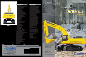 Rupsgraafmachines Hyundai R 500LC-7