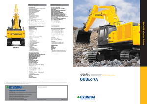 Rupsgraafmachines Hyundai R 800 LC 7A