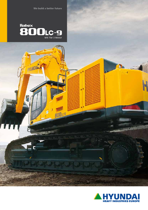 Rupsgraafmachines Hyundai R 800 LC-9 A