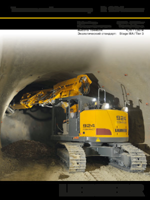 Rupsgraafmachines Liebherr R 924 Compact Tunnel Litronic