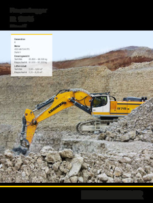 Rupsgraafmachines Liebherr R 976 Litronic 